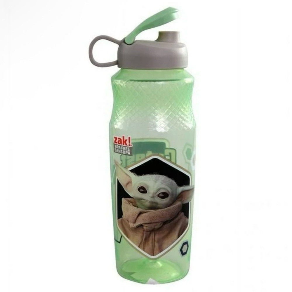 Zak Designs Star Wars Grogu Baby Yoda Water Bottle 30oz Green SWSD-T510
